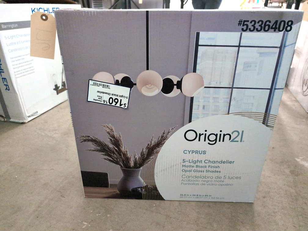 New 5-Light Chandelier 