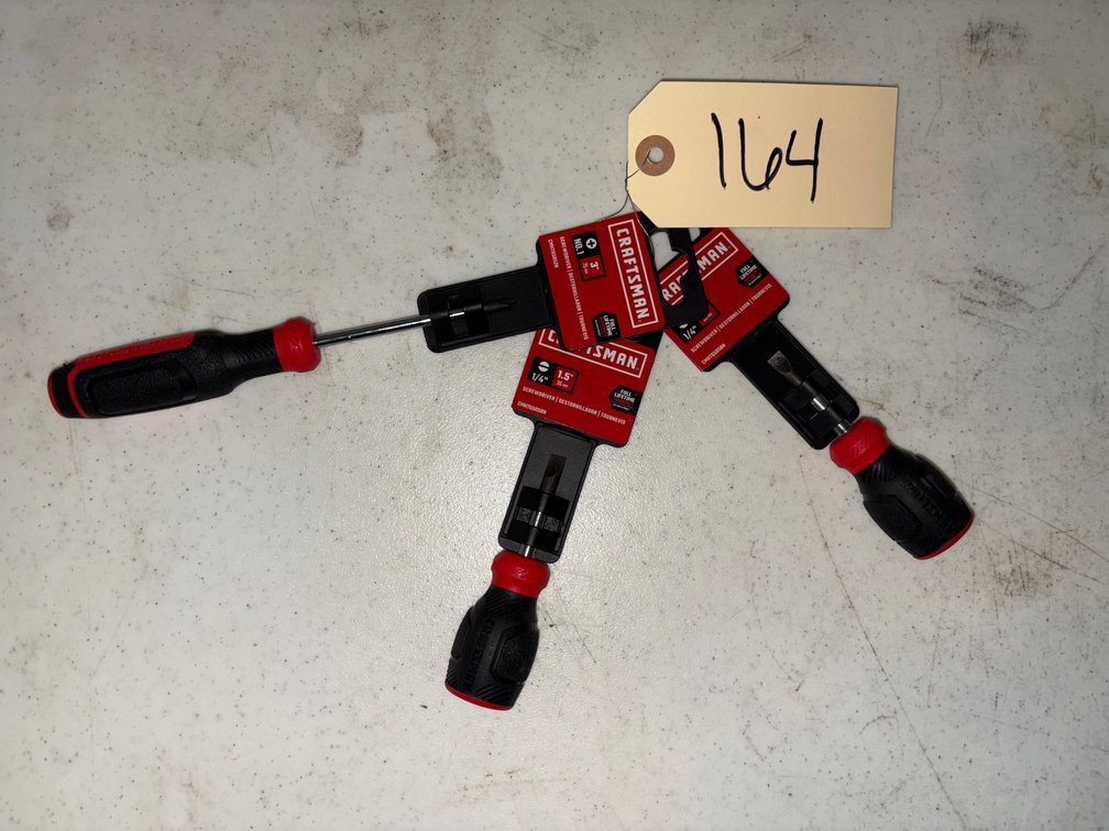 (3) New Craftsman Screwdrivers