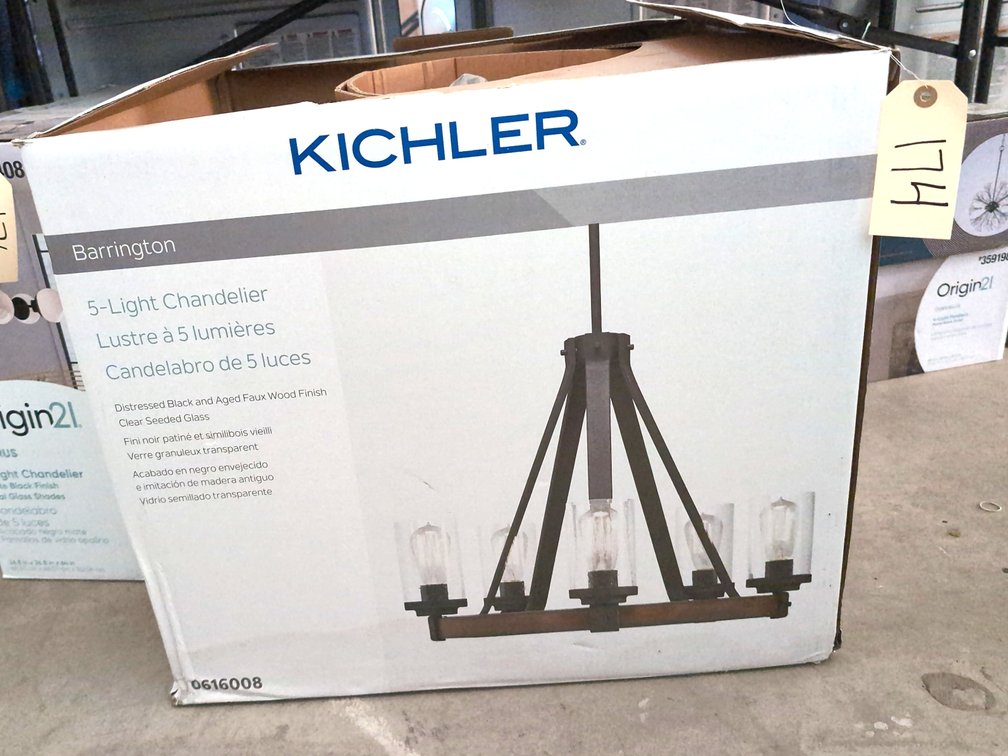 New 5-Light Chandelier 