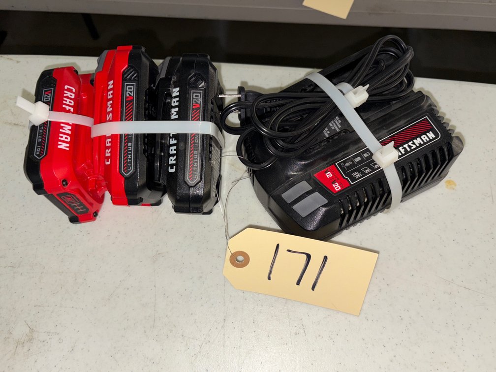 New Craftsman (3) Battery & Charger