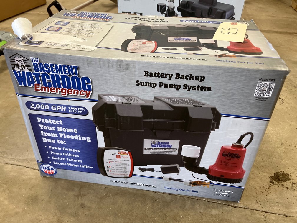 New Basement Watchdog Sump Pump System