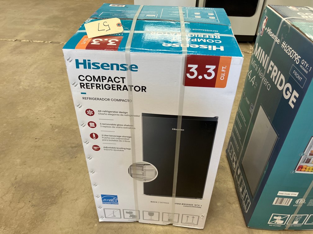 New Hisense Compact Refrigerator
