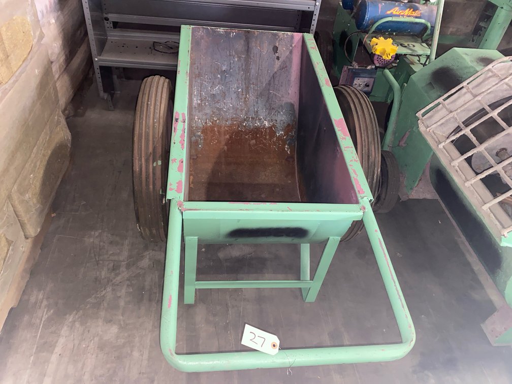 Cement Buggy with Pneumatic Tires