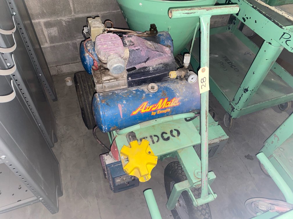 Carousel Fireproofing Machine l, Portable Insulation Blower with Pump & Compressor