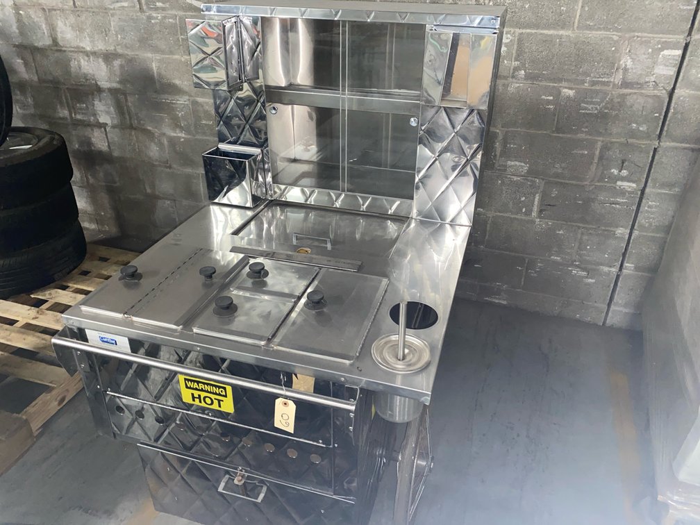 Stainless Portable Hot Dog Cart