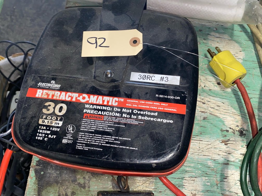 Retractable Extension Cord Reel 