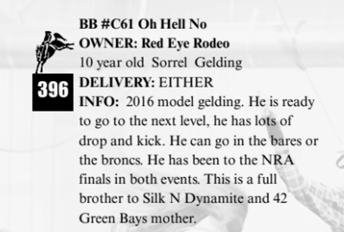 BB #C61 Oh Hell No