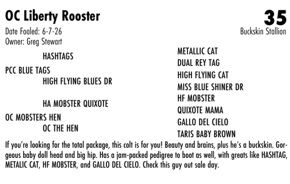OC Liberty Rooster