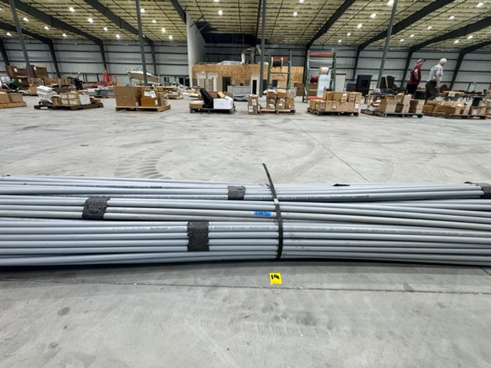 1/2" SCH 80 PVC Conduit, 10', 130+/- Pieces