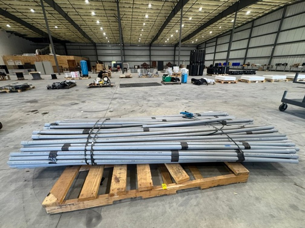 1-1/4" SCH 80 PVC Conduit, 10', 115+/- Pieces