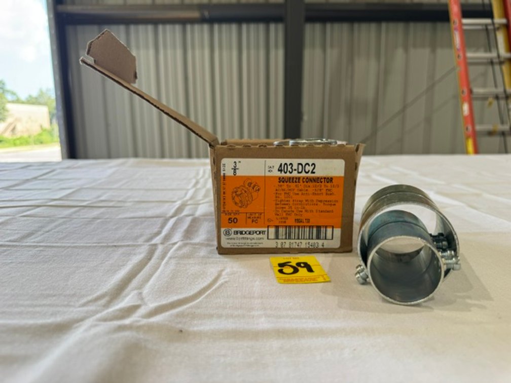 Assorted Sizes Set Screw Couplings, 2", 1-1/4", 1"