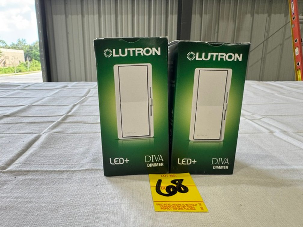 Lutron Diva LED+ Dimmer Switch, DVCL-153P-LA, (2)