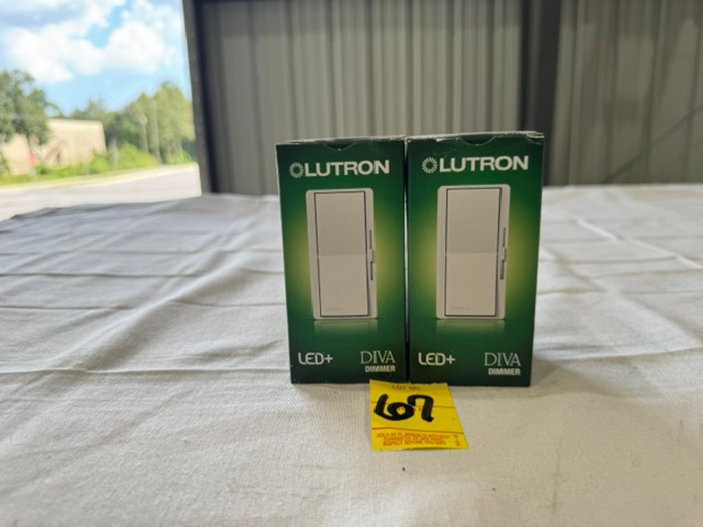 Lutron Diva LED+ Dimmer Switch, DVCL-153P-LA, (2)