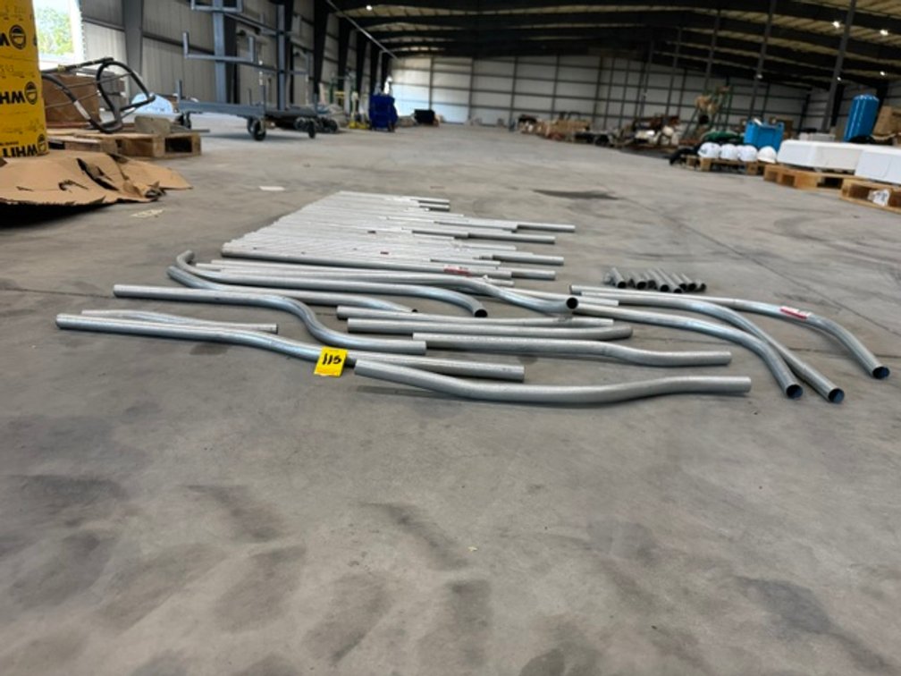 Assorted Lengths Of 3/4" Metal Tubing, 55+ Pieces