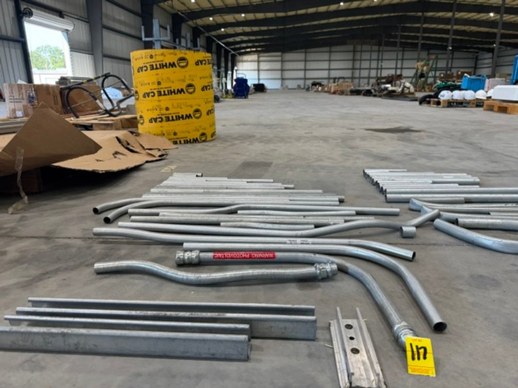 Assorted Lengths Of 3/4" & 1" Metal Tubing, 30+/- Pieces
