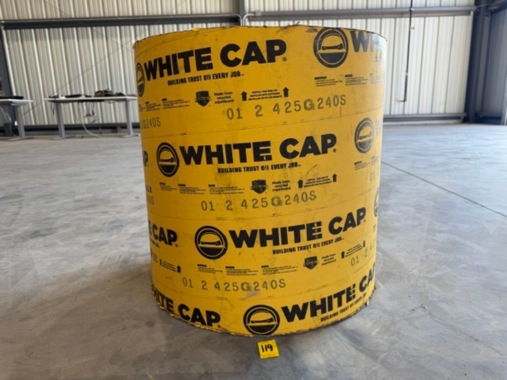 White Cap Concrete Column Forms, 24"W x 25"H
