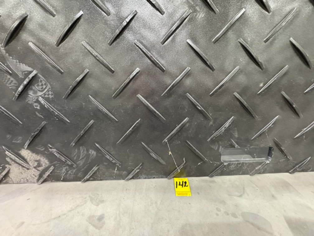 Heavy Duty Black Ground Protection Mat, 4'x8'