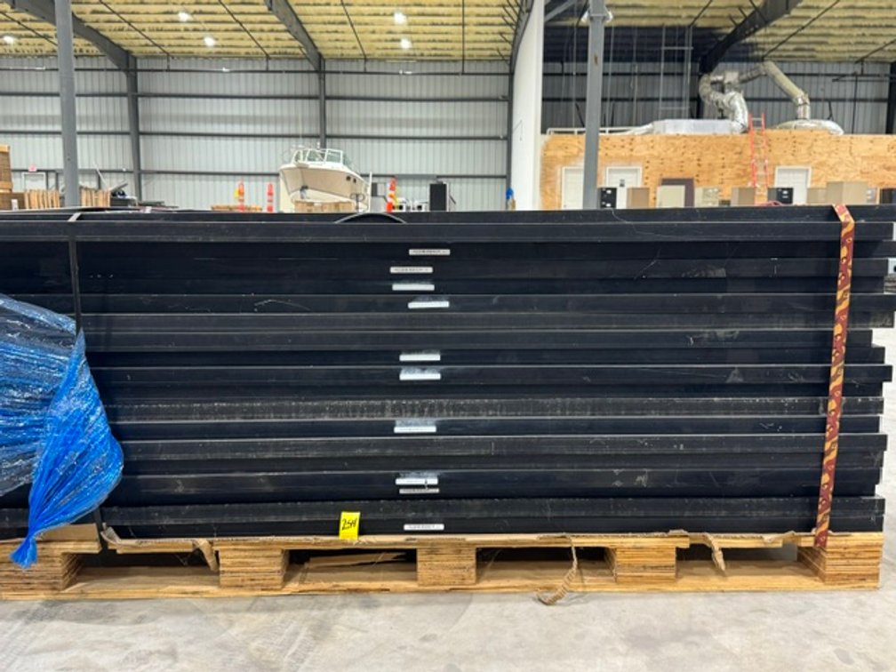 (19) Black Framed Solar Panels, Unknown Condition