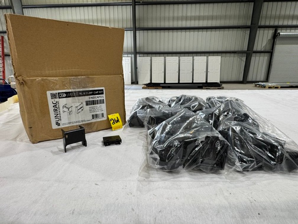 Unirac Umount RL & CLMP CAP Kit, ENDCAPD1, (100)