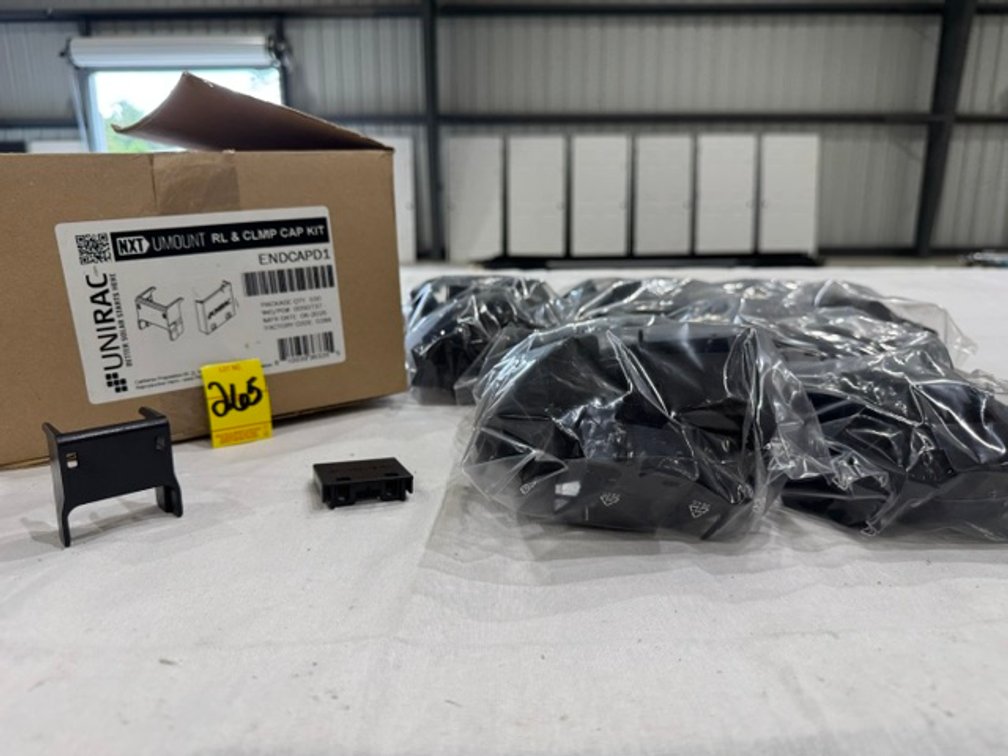 Unirac Umount RL & CLMP CAP Kit, ENDCAPD1, (100)