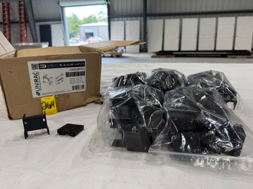 Unirac Umount RL & CLMP CAP Kit, ENDCAPD1, (100)