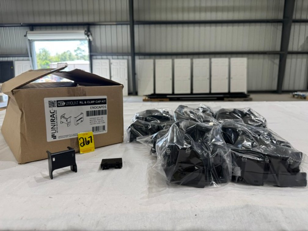 Unirac Umount RL & CLMP CAP Kit, ENDCAPD1, (100)