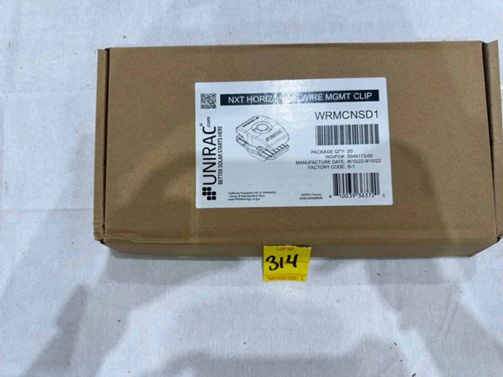 Unirac NXT Horizon NS Wire MGMT Clip, WRMCNSD1, (20)