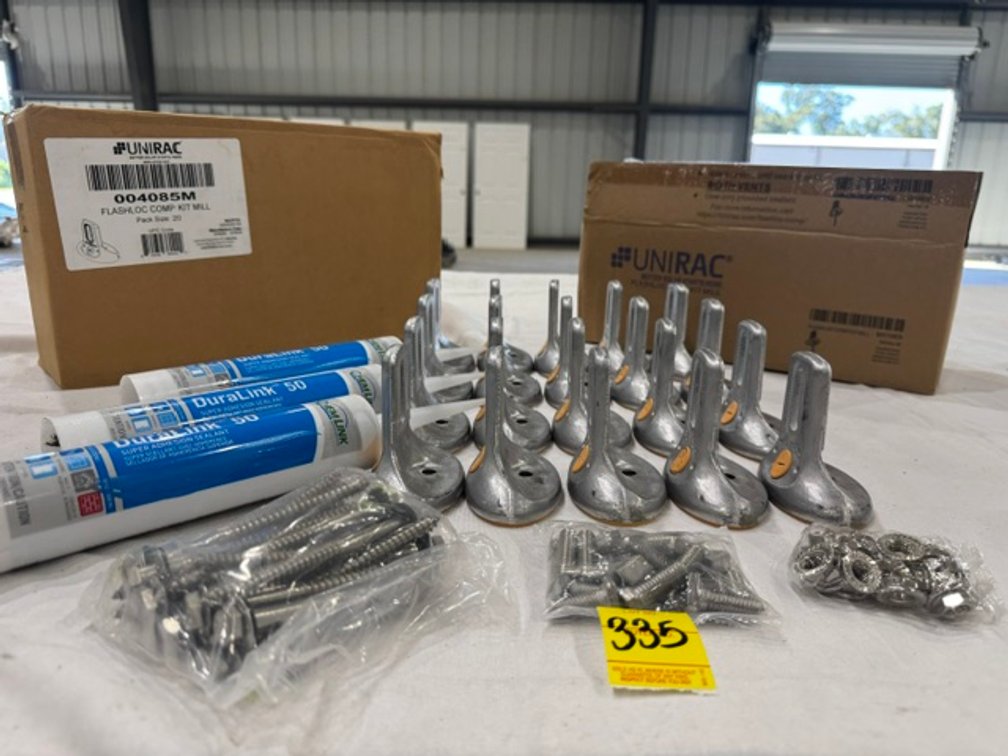 Unirac OO4085M Flashloc Comp Kit Mil & (3) Sealant
