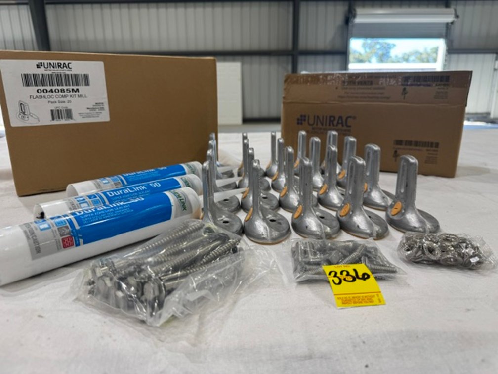 Unirac OO4085M Flashloc Comp Kit Mil & (3) Sealant