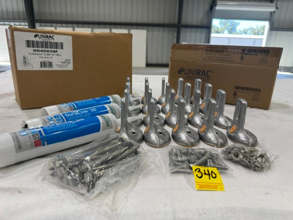 Unirac OO4085M Flashloc Comp Kit Mil & (3) Sealant
