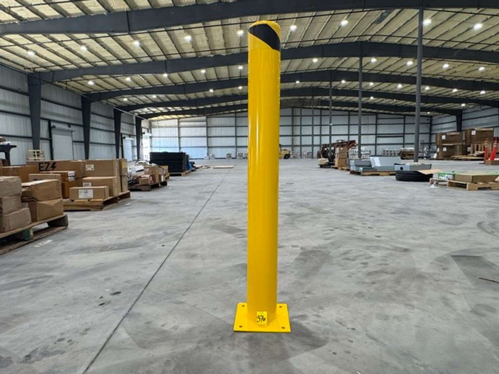 Vevor Safety Bollard, Heavy-Duty Barrier Post, Yellow