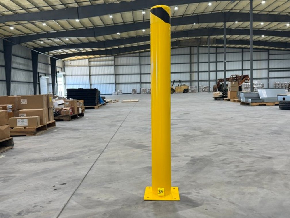 Vevor Safety Bollard, Heavy-Duty Barrier Post, Yellow