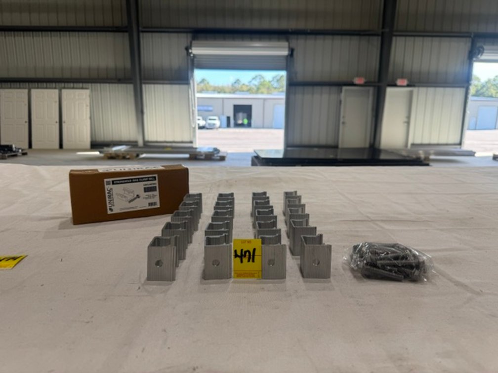 Unirac Stronghold Rail Clamp Mill, SHCLMPM2, Qty: 20