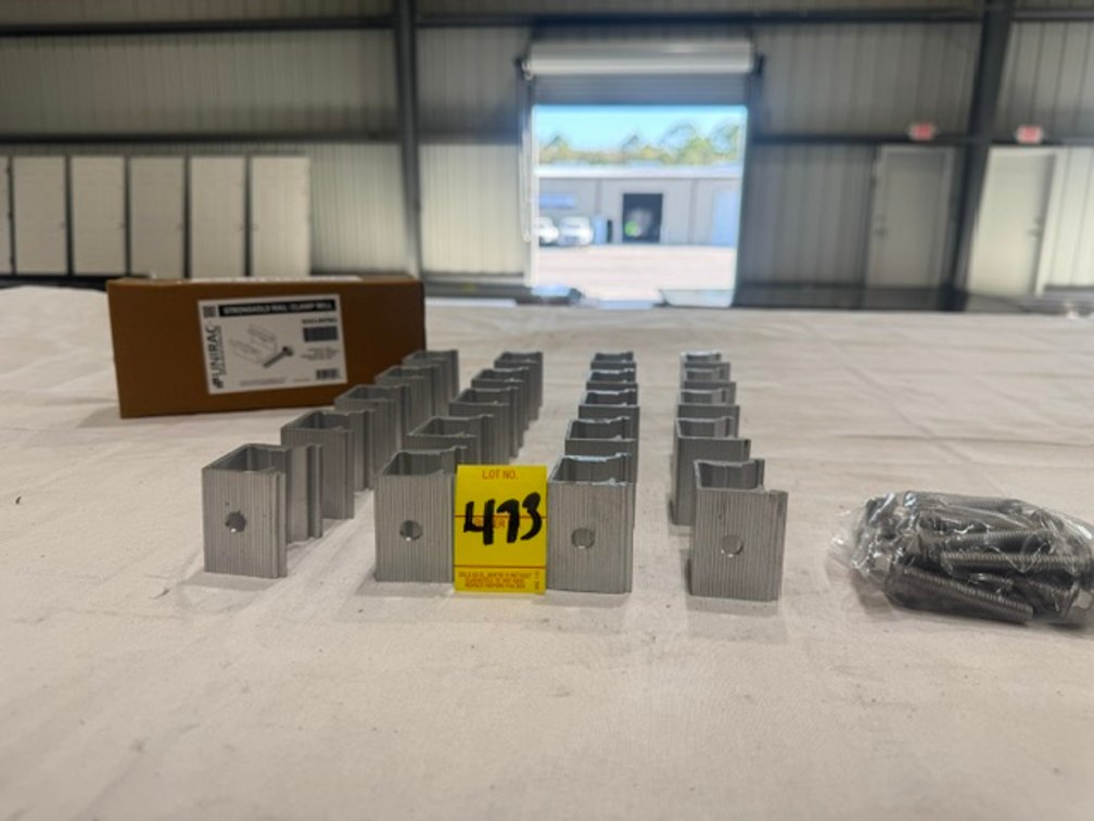 Unirac Stronghold Rail Clamp Mill, SHCLMPM2, Qty: 20