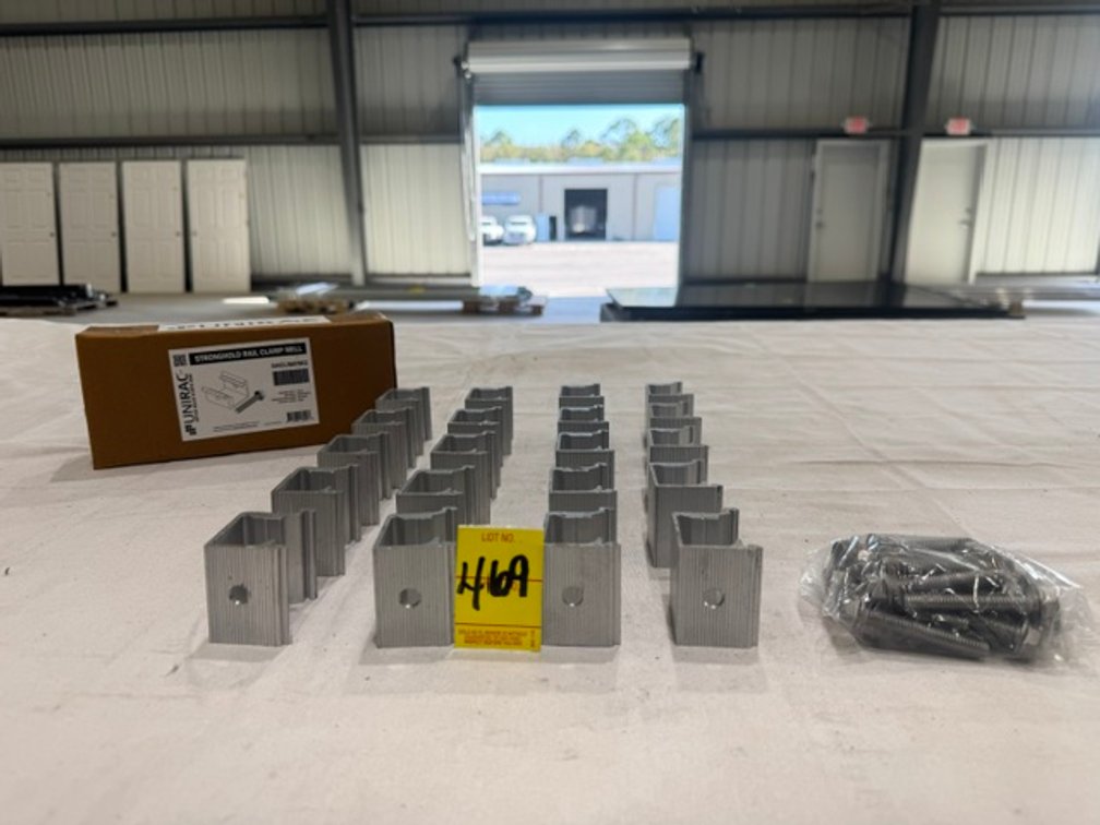 Unirac Stronghold Rail Clamp Mill, SHCLMPM2, Qty: 20