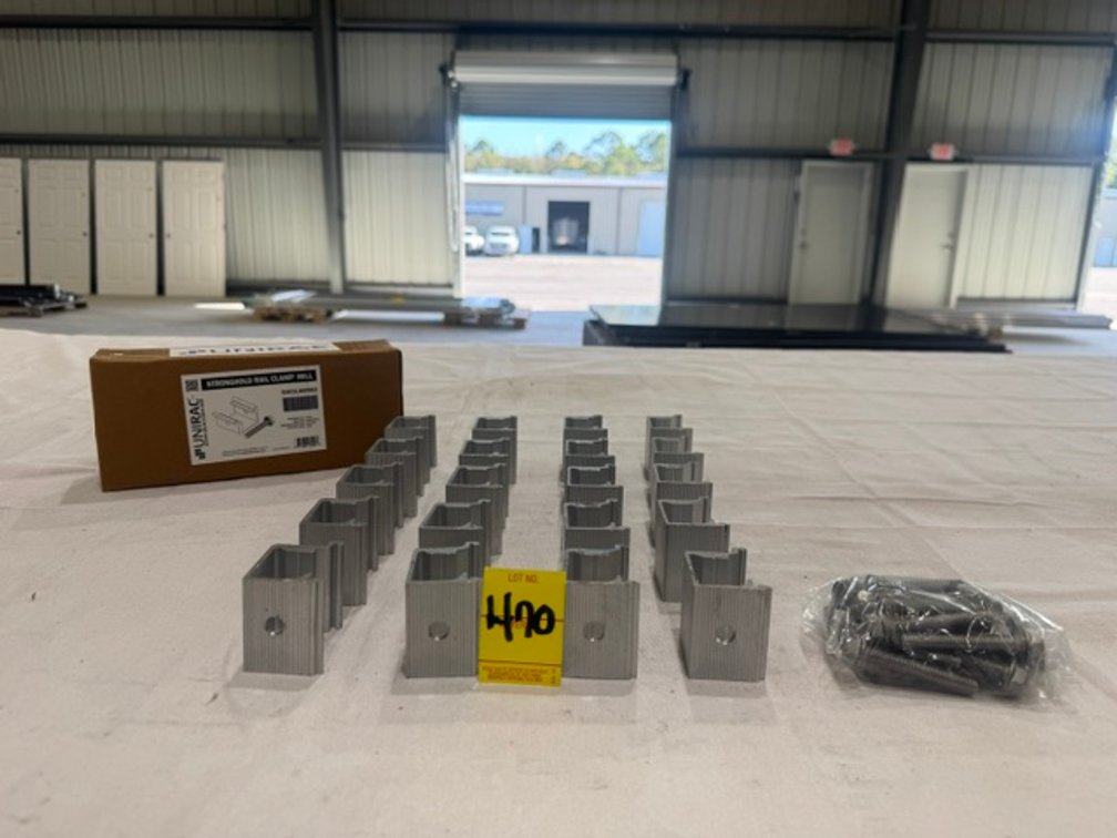 Unirac Stronghold Rail Clamp Mill, SHCLMPM2, Qty: 20