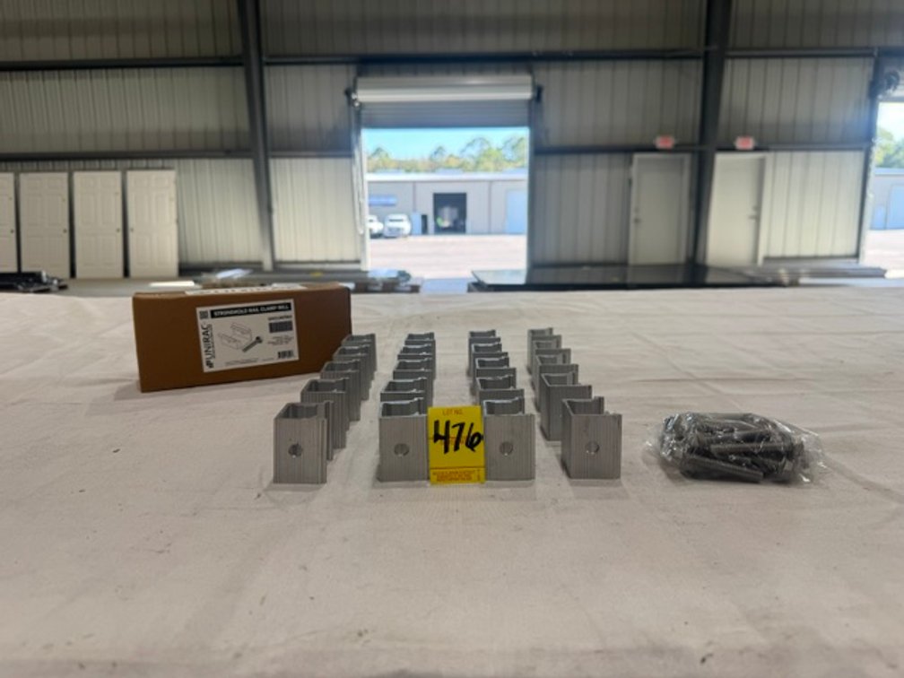 Unirac Stronghold Rail Clamp Mill, SHCLMPM2, Qty: 20