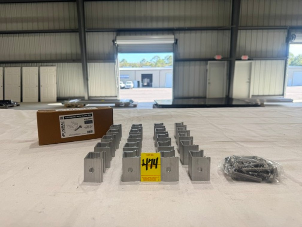 Unirac Stronghold Rail Clamp Mill, SHCLMPM2, Qty: 20