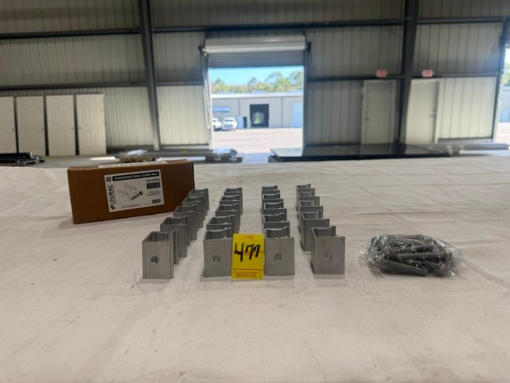 Unirac Stronghold Rail Clamp Mill, SHCLMPM2, Qty: 20