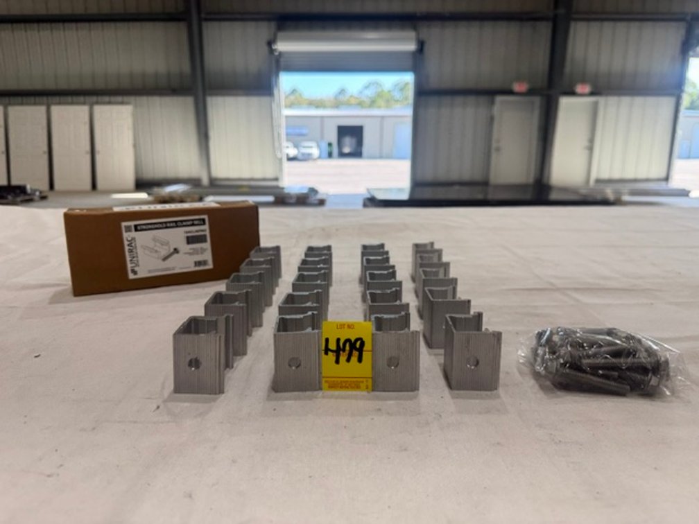 Unirac Stronghold Rail Clamp Mill, SHCLMPM2, Qty: 20