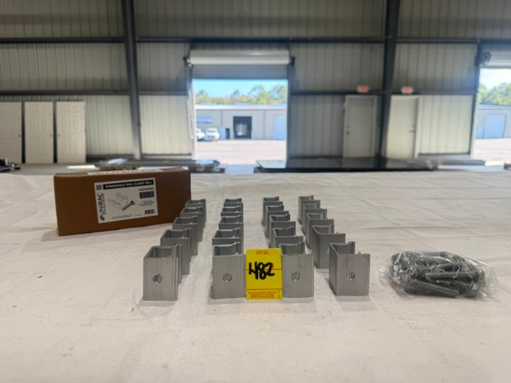 Unirac Stronghold Rail Clamp Mill, SHCLMPM2, Qty: 20