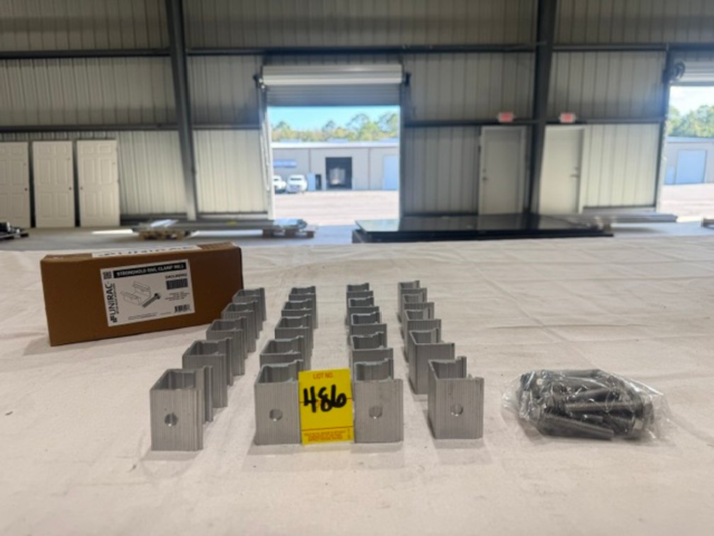 Unirac Stronghold Rail Clamp Mill, SHCLMPM2, Qty: 20