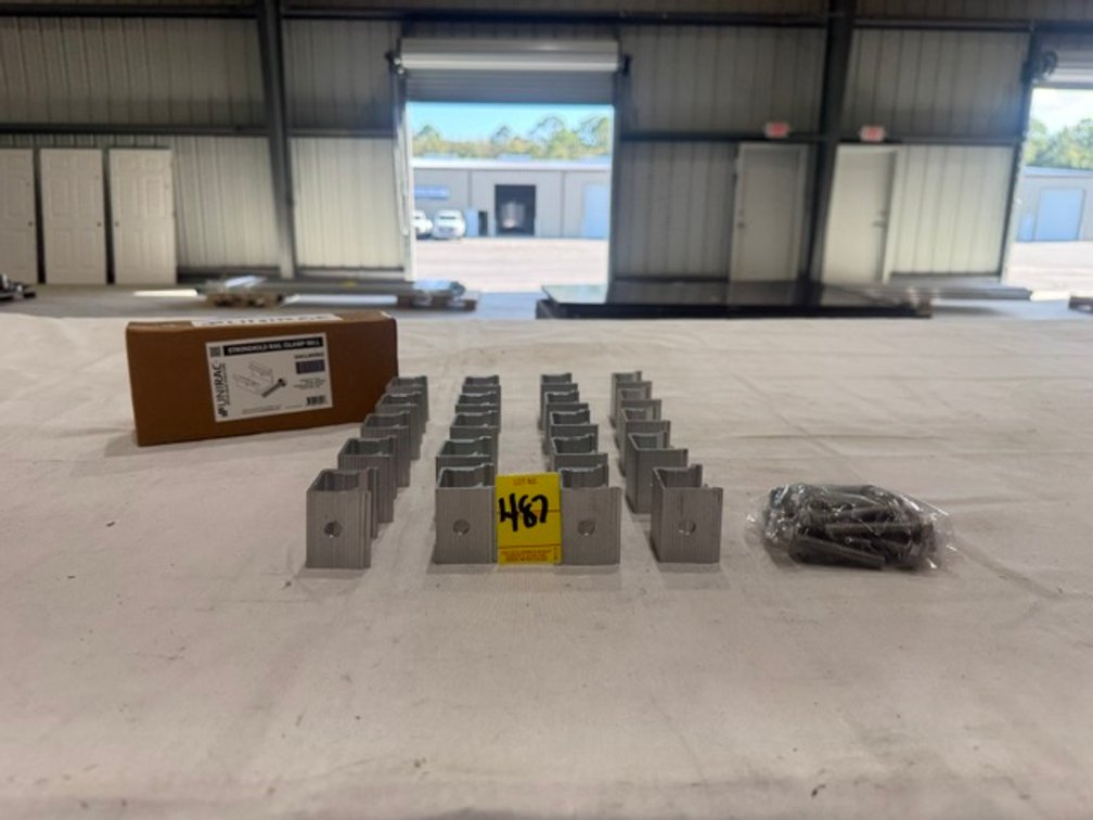 Unirac Stronghold Rail Clamp Mill, SHCLMPM2, Qty: 20
