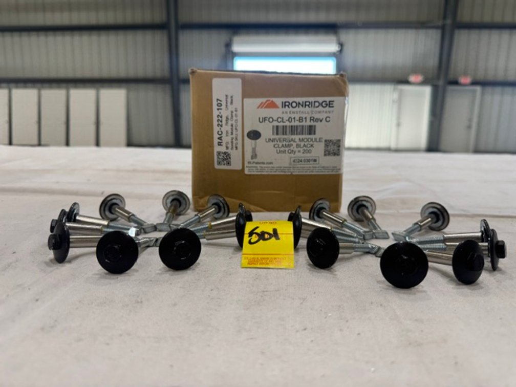 Ironrigde UFO-CL-01-B1 Rev C, Universal Module Clamp