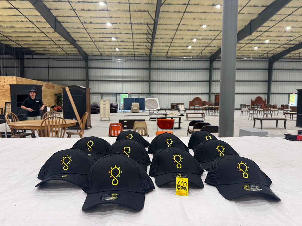 9 Forty SnapBack Hat, Black, QTY of 10