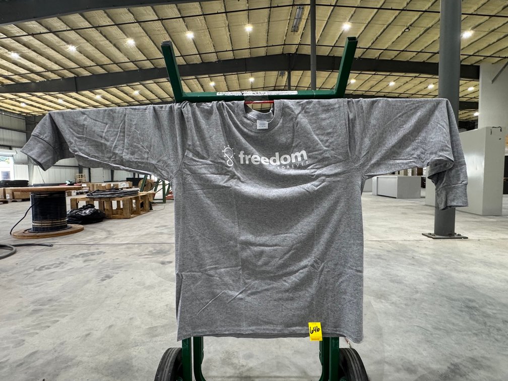 Port & Company, Core Cotton, XL, Gray Long-Sleeve T-Shirt