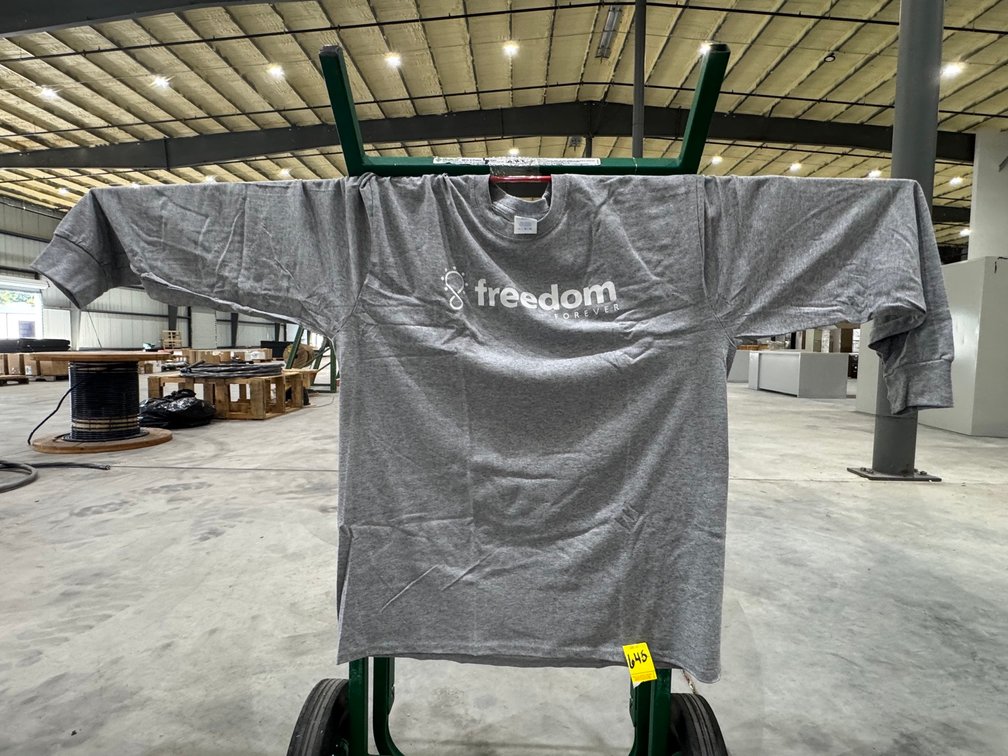 Port & Company, Core Cotton, XL, Gray Long-Sleeve T-Shirt