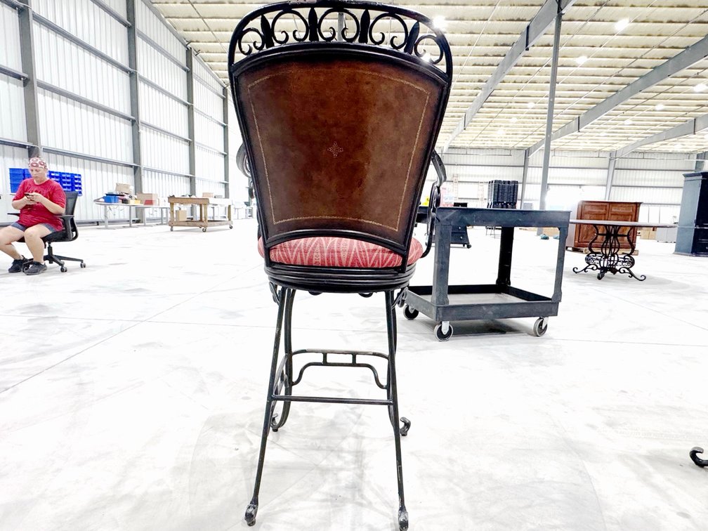 Metal Swivel Counter Stool, 30" Seat Height, 25" W, 47" H