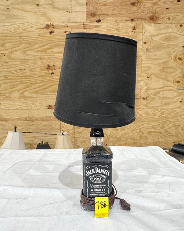 Jack Daniel's Whiskey Lamp, Black Shade