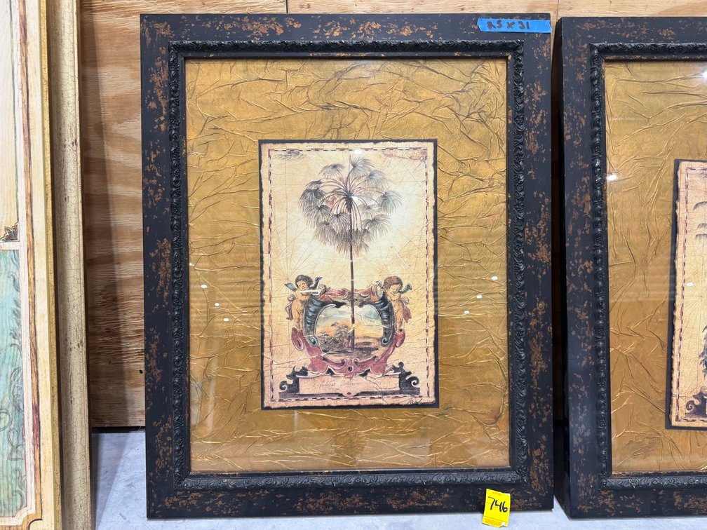 "Paradise Palm" Art Print, Framed, 25" x 31"